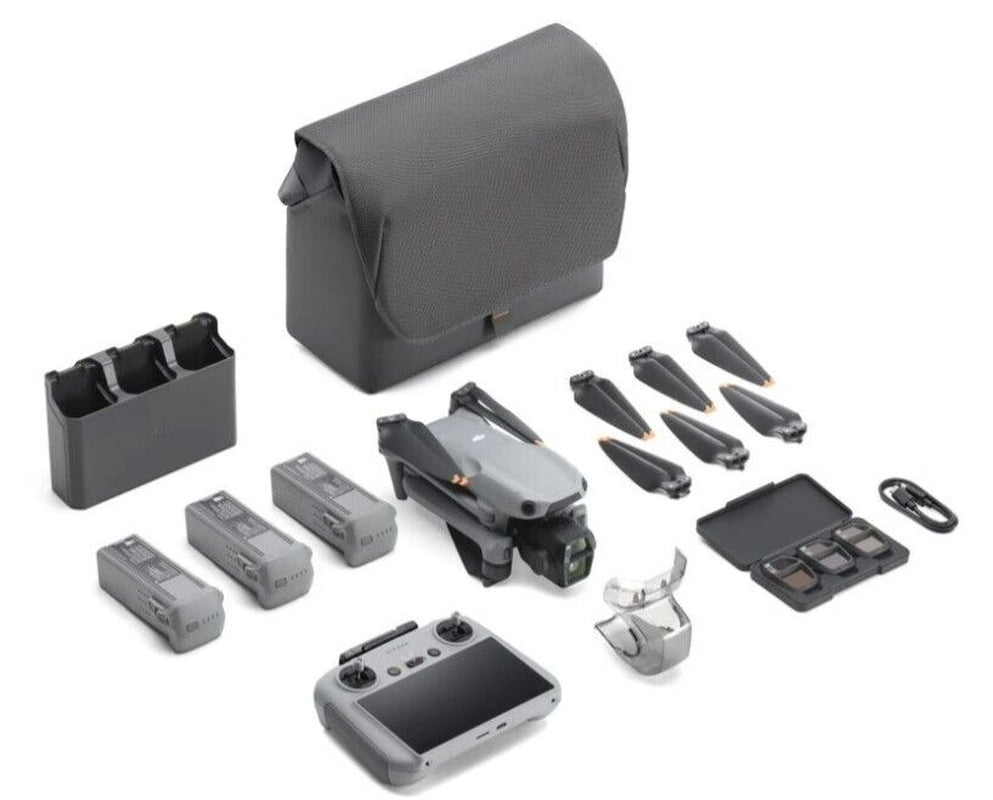 DJI Air 3S Fly More Combo W/ RC 2 Controller Dual Camera 3 Battery 4K Drone NEW